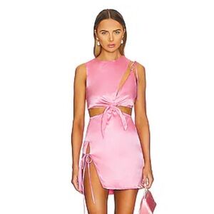 Mother Of All Giovanna Candy pink Mini Dress